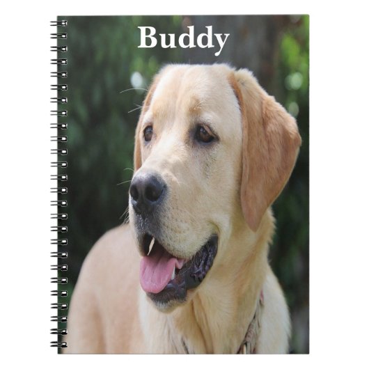 Custom Dog Foto Spiral Notebook Notizblock (Vorderseite)
