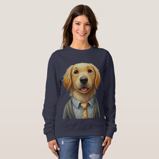 Custom Dog Foto Sweatshirt - Cosy Style for Women (Vorne ganz)