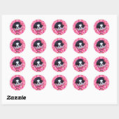 Custom Dog Foto und Kisses Stickers (Blatt)