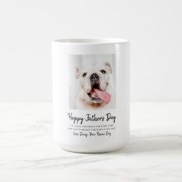 Custom Dog Foto Vatertag Tasse