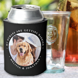 Custom Dog Foto Verlobung Pet Hochzeit Dosenkühler