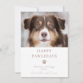 Custom Dog Foto Weihnachten (Vorderseite)