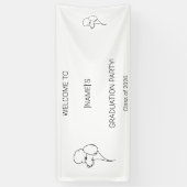 Custom Dog Graduate Welcome Banner | Photo & Breed (Vertikal)