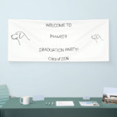 Custom Dog Graduate Welcome Banner | Photo & Breed (Messe)