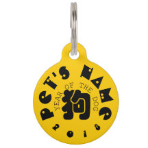 Custom Dog Ideogramm Chinesisches Jahr Zodiac Pet 