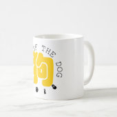 Custom Dog Ideogramm Chinesisches Jahr Zodiac Tass Kaffeetasse (VorderseiteRechts)