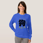 Custom Dog Ideogramm Chinesisches Jahr Zodiac Wome T-Shirt (Vorne ganz)