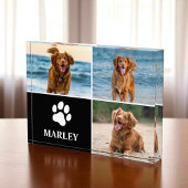 Custom  Dog Lover 3 Photo Collage Photo Block