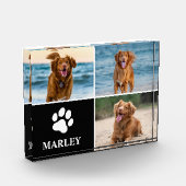 Custom Dog Lover 3 Photo Collage Photo Block (Links)