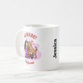 Custom Dog Lover Mug – Personalized Gift Kaffeetasse (Vorderseite Links)