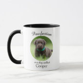 Custom Dog Mug with picture Tasse (Links)