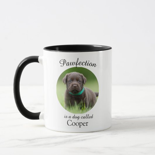 Custom Dog Mug with picture Tasse (Links)