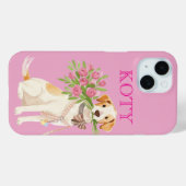 Custom Dog Name Phone Case (Rückseite (Horizontal))