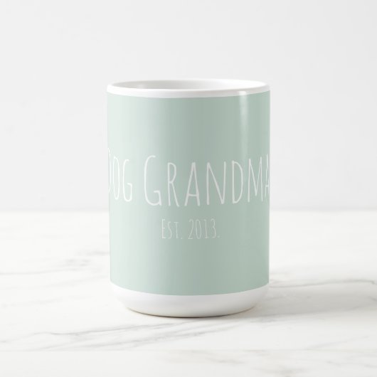 Custom Dog Oma Modern Kaffeetasse (Mittel)
