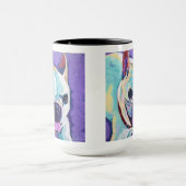 Custom Dog Painting - Forever Loved Ped Tasse (Zentrum)