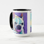 Custom Dog Painting - Forever Loved Ped Tasse (Vorderseite Links)