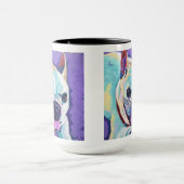 Custom Dog Painting - Forever Loved Ped Tasse (Zentrum)