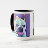 Custom Dog Painting - Forever Loved Ped Tasse (Vorderseite Links)