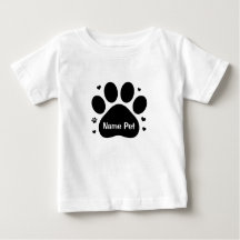 Custom Dog Paw Baby - Personalisierter Hausname