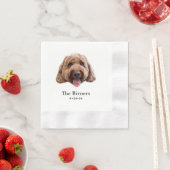 Custom Dog Personalisiert Cheers Napkins Serviette (Beispiel)
