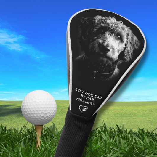 Custom Dog Photo Best Doodle Dad By Par Golf Headcover