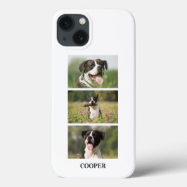 Custom Dog Photo Collage Monogram Personalized Case-Mate iPhone Hülle