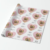 Custom Dog Photo  Geschenkpapier (Ungerollt)