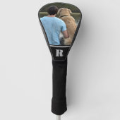 Custom Dog Photo Monogrammed Personalized Driver Golf Headcover (Vorderseite)