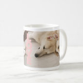 Custom Dog Photo Mug Kaffeetasse (VorderseiteRechts)