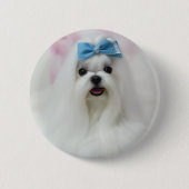 Custom Dog Photo | Personalized Pet Button Pin  (Vorderseite)