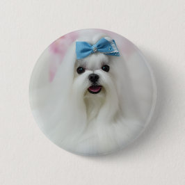 Custom Dog Photo | Personalized Pet Button Pin 