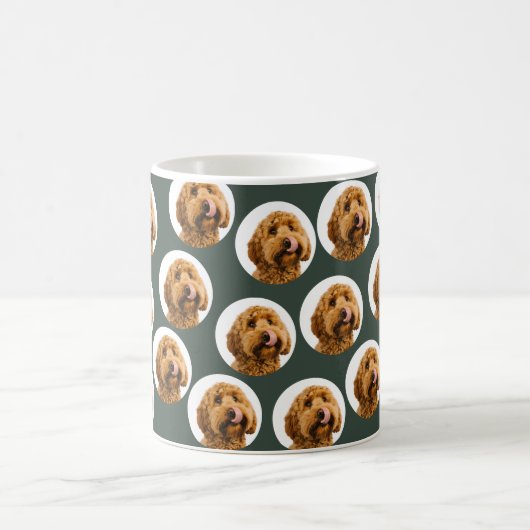 Custom Dog Photo | Personalized Pet Face Kaffeetasse (Mittel)