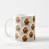 Custom Dog Photo | Personalized Pet Face Kaffeetasse (Links)