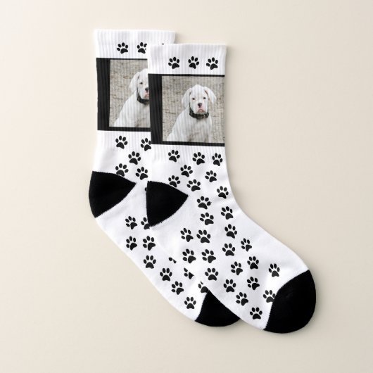Custom Dog Photo Socks - Custom Pet Socks Socken (Paar)