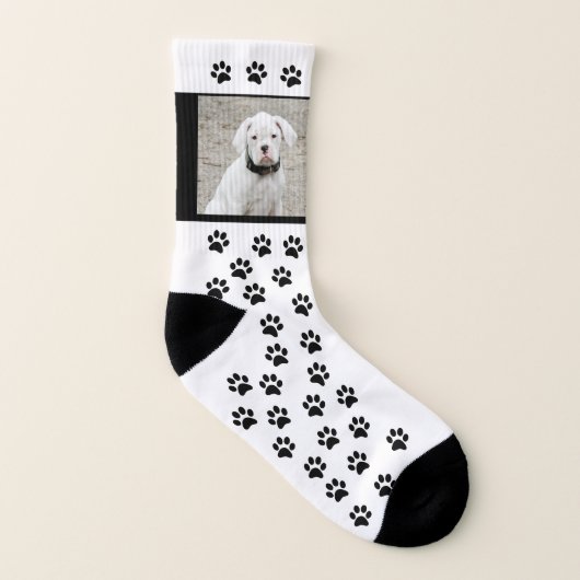 Custom Dog Photo Socks - Custom Pet Socks Socken (Links - Innen)