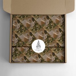 Custom Dog Picture Custom Pet Foto Weihnachten Seidenpapier