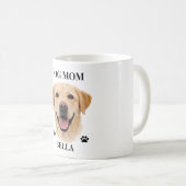Custom Dog Portrait Gift for Her | Personalized Kaffeetasse (VorderseiteRechts)