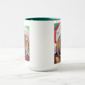 Custom Dog Portrait Painting- Forever Loved Pet Tasse (Zentrum)