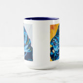 Custom Dog Portrait Painting - Forever Loved Pet Tasse (Zentrum)