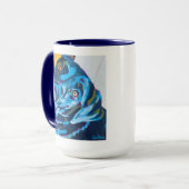 Custom Dog Portrait Painting - Forever Loved Pet Tasse (Vorderseite Links)