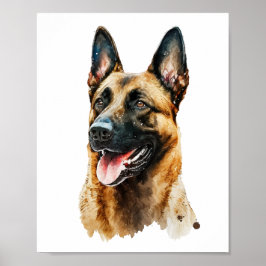 Custom Dog Portrait, Pet Portrait Royal Poster