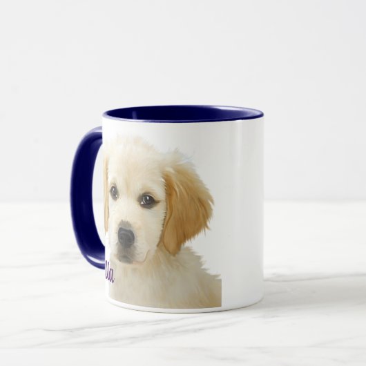 Custom Dog Tasse - Pet Memorial - Pet Loss Geschen (Vorderseite Links)