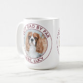 Custom Dog Vater Red White Foto Kaffeetasse (Vorderseite Links)