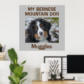 Custom Dog Wall Art Poster (Heimbüro)