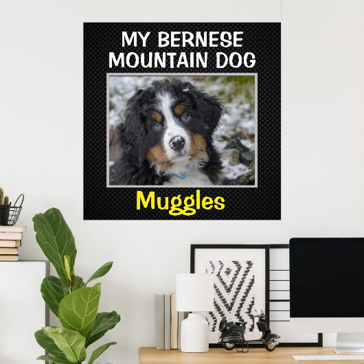 Custom Dog Wall Art Poster (Heimbüro)