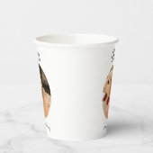 Custom Dog Wedding Favor Dog of Honor Photo cheers Pappbecher (Links)