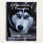 Custom Dog Week Planer - Niedlich und personalisie (Vorderseite)