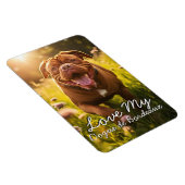 Custom Dogue de Bordeaux Kühlschrank Magnet (Rechte Seite)