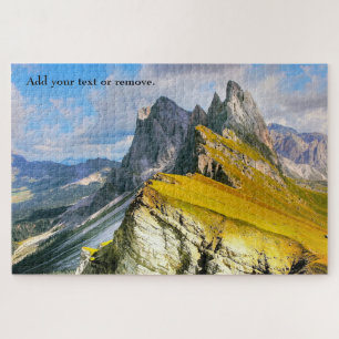 Custom, Dolomites Berglandschaft, Italien: Puzzle