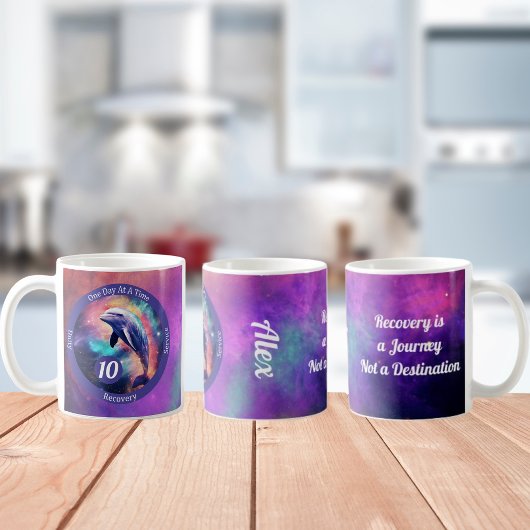 Custom Dolphin Erholung Meilenstein Geschenk - Sob Kaffeetasse